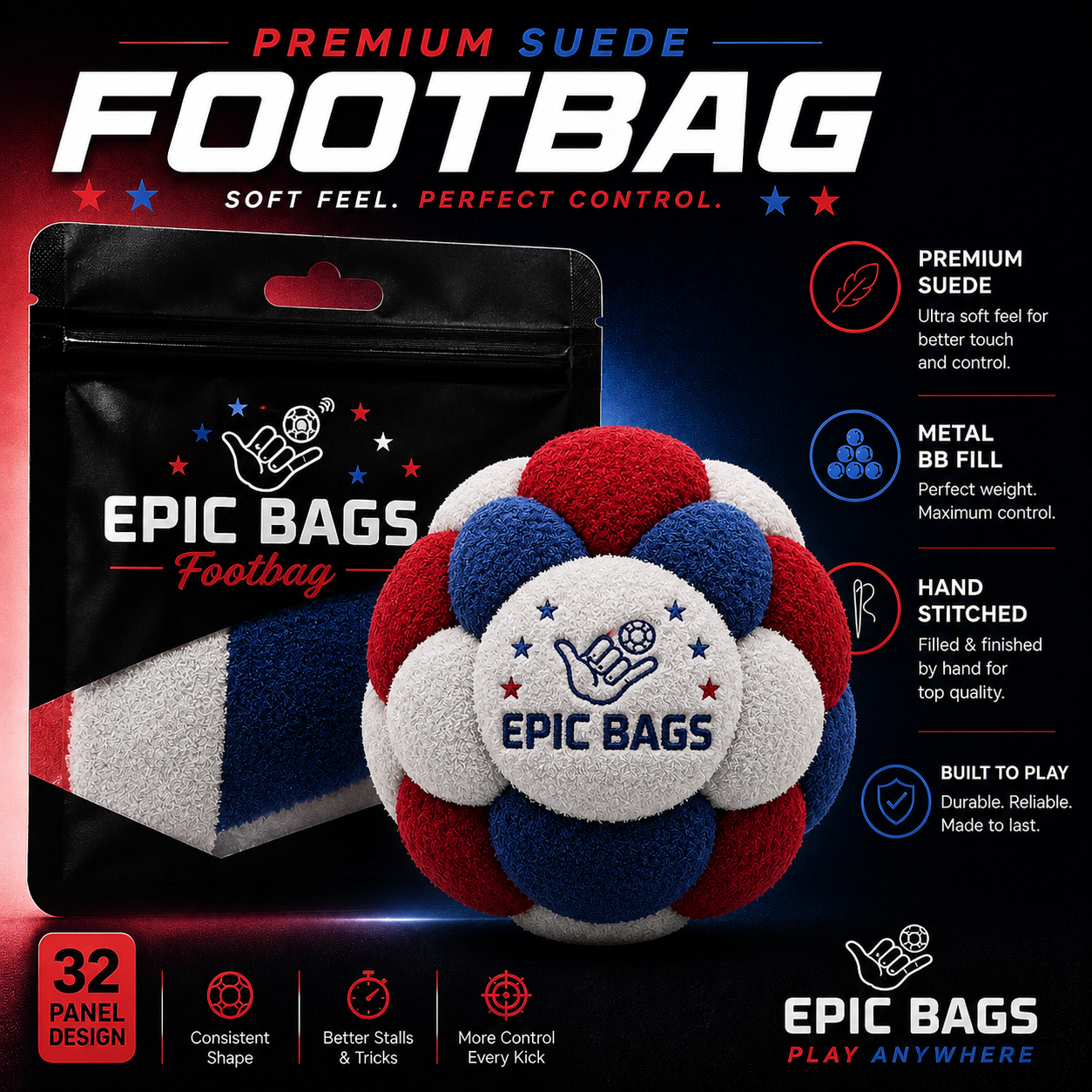 Stars and Stripes Epic Bags Sack